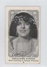1921 American Caramel Movie Actors and Actresses E123 Geraldine Farrar #4 9at