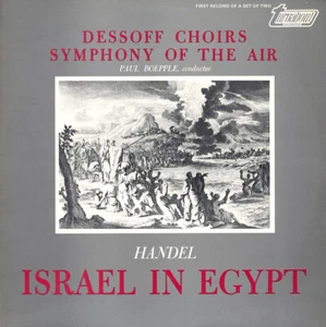 HANDEL Israel in Egypt BURTON ALLEN CHABAY DESSOFF CHOIRS Turnabout 2LP Set - Picture 1 of 3