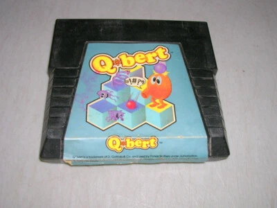 Q-Bert Q*Bert - Atari 5200 - Vintage Game Cartridge - Image 1 of 2