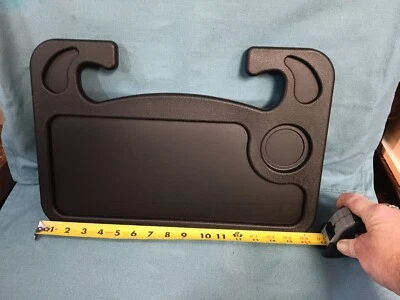 Universal Steering Wheel Tray, Car Desk Or table for Eating, Laptop - Black - Image 1 of 4