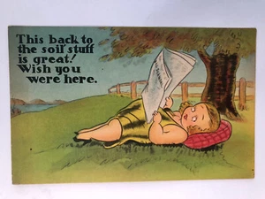 Vintage This back to the soil stuff is great! Art Postcard - Bild 1 von 2
