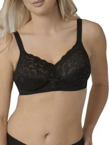 Triumph Doreen Bra Delicate Soft Lace Unwired Bras Non Padded Full Cup Lingerie - Picture 1 of 9