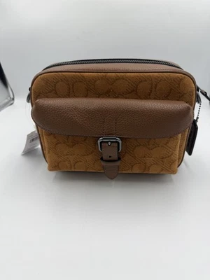 Coach Warner Crossbody Bag In Signature Suede CCG08 - Image 1 of 4
