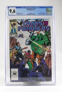 Vintage 1986 Marvel Transformers Comic #14 CGC 9.6 WP - Picture 1 of 2