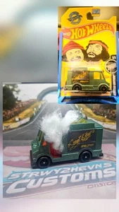 Hot Wheels QuickBite **Custom Cheech And Chong W Spectraflame And Real Riders*** - Picture 1 of 3