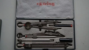 pequeña caja circular rOtring para dibujos de plomo y tinta N° 32V - Imagen 1 de 3