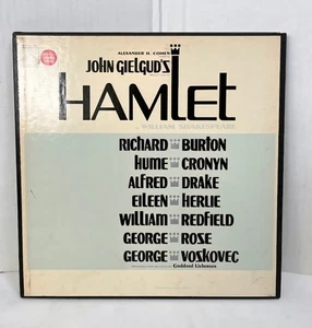 John Gielgud Hamlet 1964 Richard Burton 4 LP Vinyl Record Box Set Columbia - Bild 1 von 3
