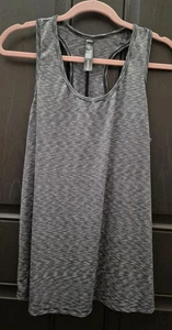 Womens Tank Top RBX Live Life Active L Black And White Good Condition - Picture 1 of 6