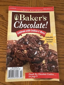Vintage 2001 Baker’s Chocolate! Cookbook Recipes Cook Book Paperback - Picture 1 of 1