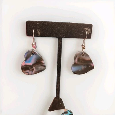 Multicolored Retro Hand Made Dangling Earrings  - Image 1 of 3