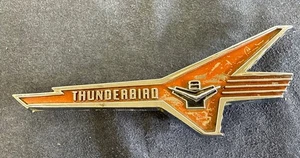 Original OEM Ford Thunderbird Fender Emblem V8 1956-57 BJ-16229-A, 16221 T Bird - Picture 1 of 10