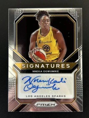 2021 Panini Prizm WNBA NNEKA OGWUMIKE Signatures Autograph Los Angeles SPARKS - Image 1 of 2
