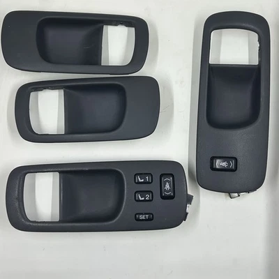 95-00 LEXUS LS400 JUEGO DE 4 MOLDURAS DE MANIJA DE PUERTA INTERIOR DELANTERA Y TRASERA OEM Buen Buttn Foto 1 de 4