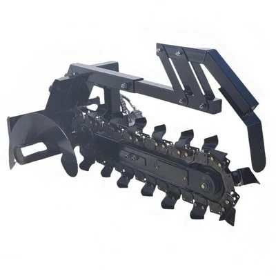 Zanjadora minicargadora AG 32" accesorio zanjadora de zanja de 4" de ancho Foto 1 de 4