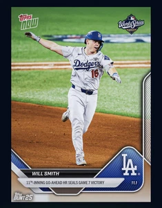 2025 TOPPS NOW-World Series Go-Ahead Homerun -WILL SMITH (Topps Bunt DlgitalCard - Picture 1 of 1