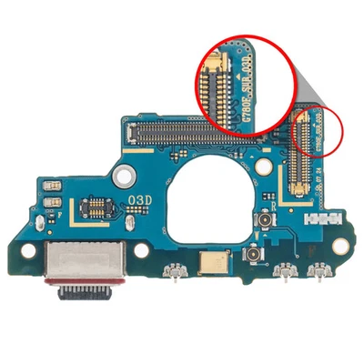 Conector base placa puerto carga original Samsung Galaxy S20 FE 5G SM-G781U Foto 1 de 4