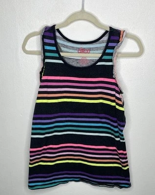 Camiseta sin mangas Circo Kids arco iris a rayas talla 7/8 Foto 1 de 4