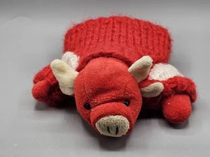 Ty Tabasco The Bull Beanie Baby - Etichetta Tush di seconda generazione con maglione personalizzato - Foto 1 di 7