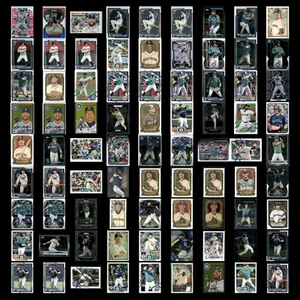 Seattle Mariners Lot 80 Baseball Cards Prizms, Rookies, 1sts Panini Topps MLB - Picture 1 of 16