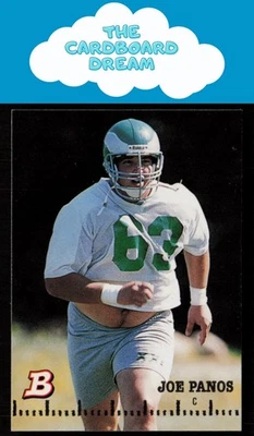 Joe Panos 1994 Bowman #42 RC Rookie Philadelphia Eagles - Image 1 of 2