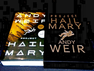 Signed Andy Weir Project Hail Mary US1st/1st Deluxe Slipcase The Martian - Image 1 of 4