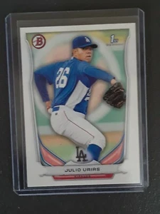 MINT CENTERING 2014 1st Bowman JULIO URIAS BP-6 RC Rookie Card Dodgers Prospects - Picture 1 of 2