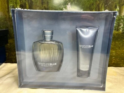 REALITIES 石墨蓝色 100 毫升彩色喷雾/ 100 毫升后盖凝胶(礼品套装) — 第 1/4 张图片