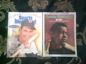 LOT OF 2 VINTAGE SPORTS ILLUSTRATED-JOE LOUIS AND TED WILLIAMS ON THE COVERS - Picture 1 of 10