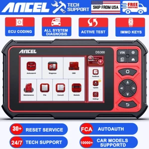 ANCEL DS300 OBD2 Escáner Bidireccional Todo Sistema ECU Codificación Herramienta de Prueba Activa - Imagen 1 de 23