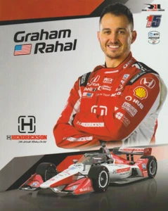 2025 Graham Rahal Hendrickson Honda Dallara Indy Car Hero Card - Bild 1 von 2