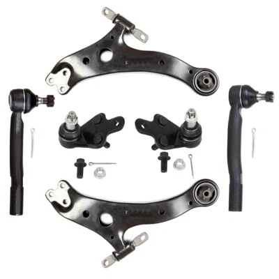 6pcs For 2005 2006 2007-2012 TOYOTA AVALON Front Lower Control Arms Tie Rod End - Image 1 of 4