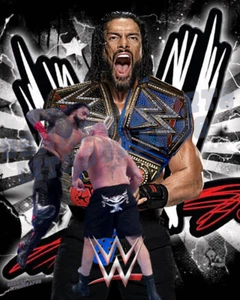 WWE Stampa litografica di Roman Reigns 2023 - Foto 1 di 1
