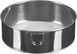 Flour Sieve Fine Mesh, 6" Stainless Steel 60 Mesh round Flour Sifter for Baking - Picture 1 of 8