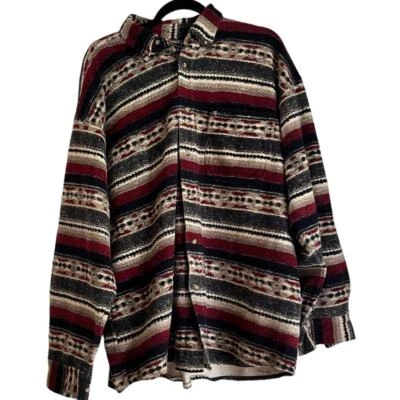Camisa North River Southwestern para hombre, multicolor, material tipo franela, XL Foto 1 de 4