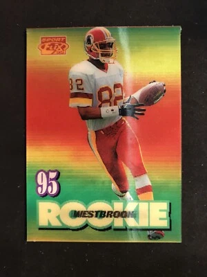 1995 PINNACLE SPORT FLIX FOOTBALL #121 MICHAEL WESTBROOK RC - Image 1 of 2