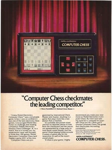 Vintage Print Ad Mattel Computer Chess - Checkmates The Leading Competitor 1981 - Picture 1 of 5