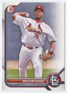 2022 Bowman Prospects #BP-42 Malcom Nunez  St. Louis Cardinals - Picture 1 of 2
