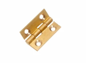 Neu 12 Paar extrudierte massive Messingscharniere 38 mm (1 1/2 Zoll) - Onestopdiy - H - Bild 1 von 1
