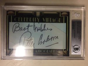 2017 Historic Vintage Celerity Cuts Petter Cookson Signed Cut  AUTO BGS BAS Rare - Picture 1 of 1