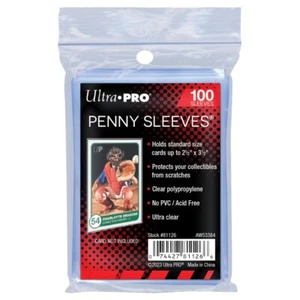 Ultra Pro Soft Penny Card Sleeves 3x4 100, 200, 300, 400, 500, 1000 - Picture 1 of 7