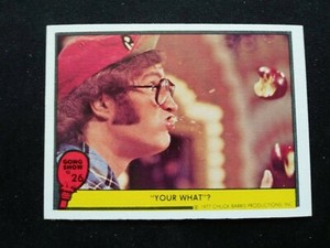 1977 Fleer Gong Show Card # 26 Your what? (EX)