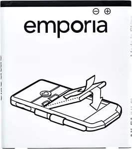 Akku für EMPORIA Smart 4 / Smart 3 Mini Ersatzakku Batterie 2500mAh AK-S3M NEU - Picture 1 of 3