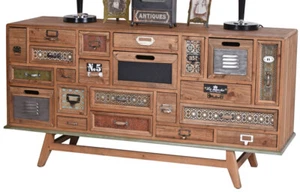 Anrichte Art Deco Kommode Loft Studio Sideboard Industrial Schubldenschrank neu - Bild 1 von 6