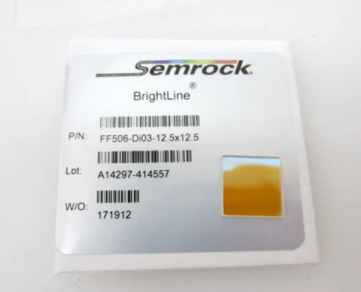 Semrock Brightline FF506-Di03-12.5X12.5 Square Optical Filter