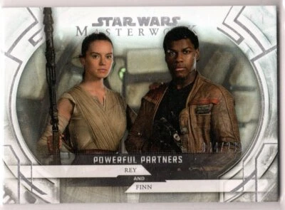 STAR WARS 2018 TOPPS MASTERWORK POWERFUL PARTNERS FOIL PARALLEL INSERT PP-7 /299 - Image 1 of 2