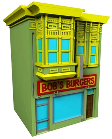 BOB'S BURGERS TV Show Bob Belcher's Restaurant BANK piggy bank coin Ceramic Cover