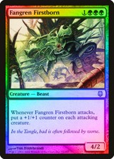 Fangren Firstborn FOIL Darksteel HEAVILY PLD Green Rare MAGIC MTG CARD ABUGames