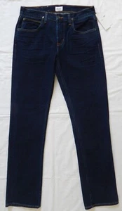 NWT Men's HUDSON BYRON STRAIGHT Jeans NAVY BLUE NM255ZZAW Size 32; 33; 36 - Picture 1 of 8