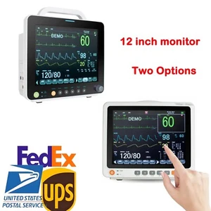 Two choose Multi-parameter Patient Monitor ECG NIBP SPO2 TEMP-Adults &Pediatrics - Picture 1 of 48