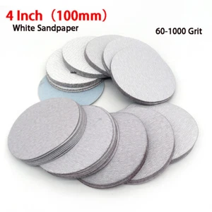 4" Inch Dry Sanding Discs 100mm Hook & Loop Sandpaper Pads Sheets 60#-1000 Grit - Picture 1 of 11